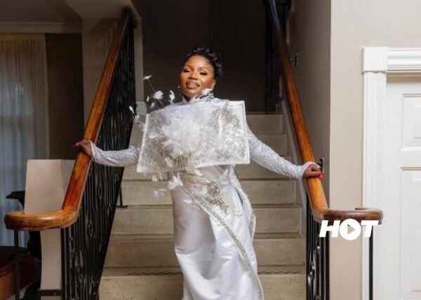 Makhadzi stuns at SAMA 31 in dramatic white gown designed by Somizi Mhlongo